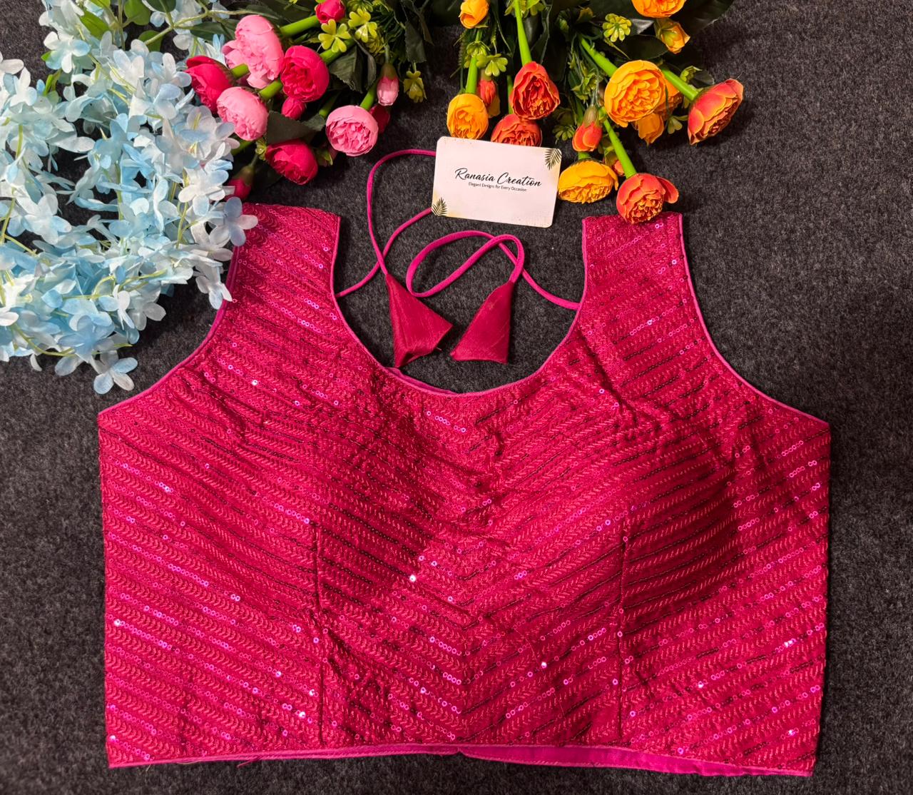 Embroidered Peplum Top