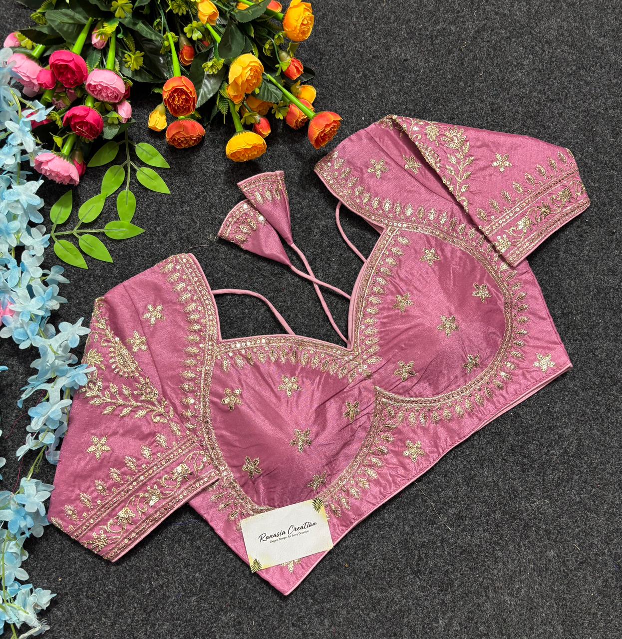 Ajrakh Block Print Silk Stole