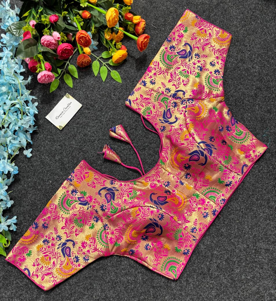 Batik Print Salwar Suit view 4