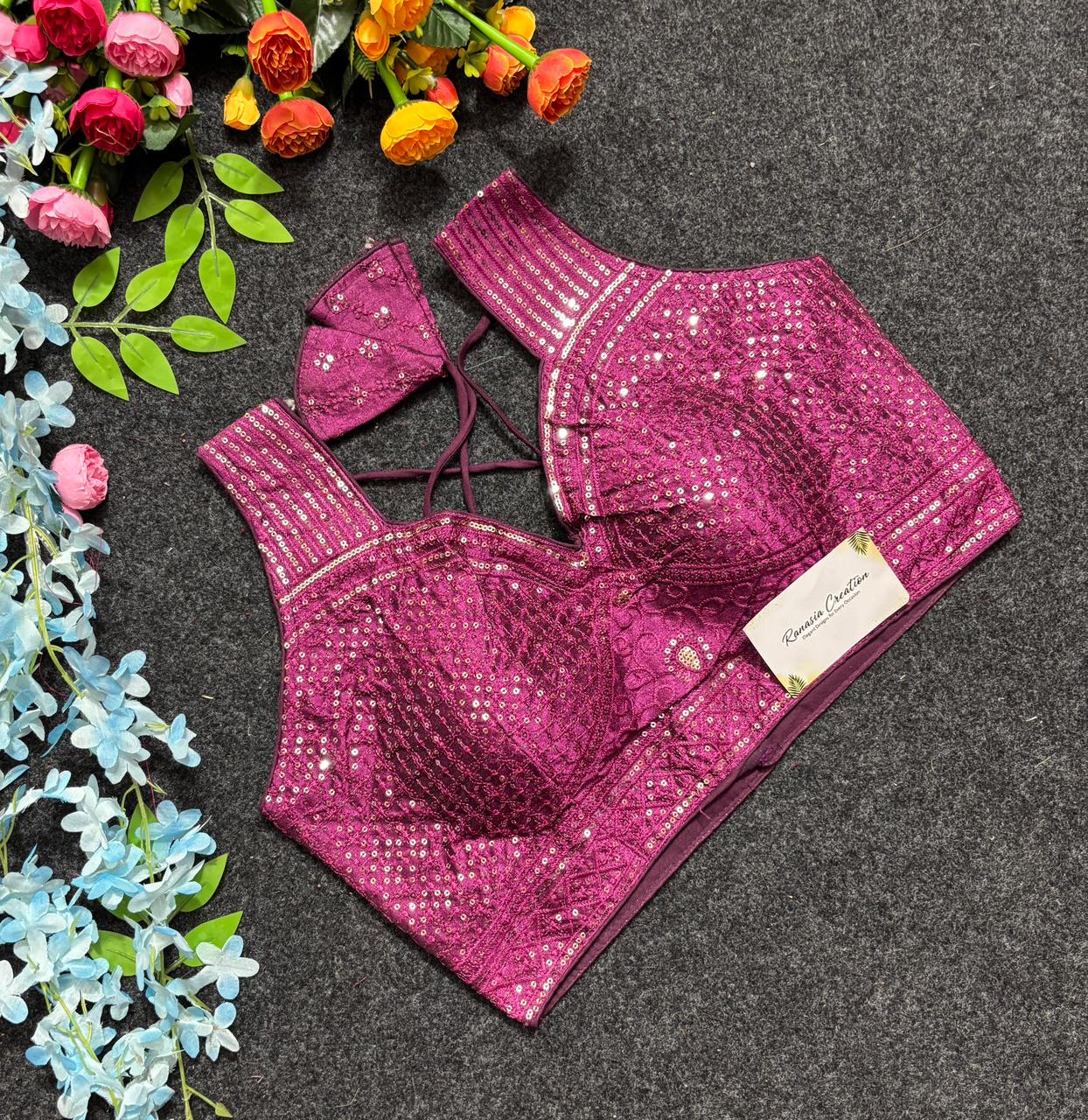 Cotton Salwar Suit with Kantha Work